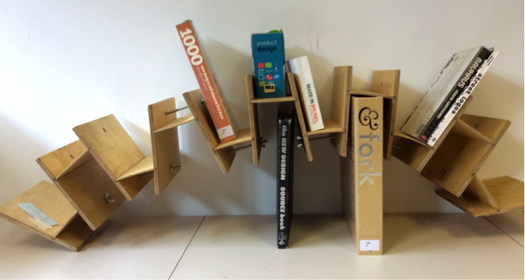 Bookshelf made in Design Class