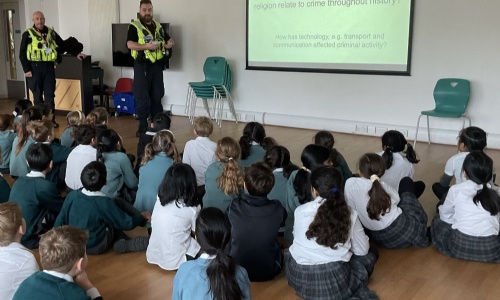 Year 5 Explore Crime and Punishment with Local Police Visit