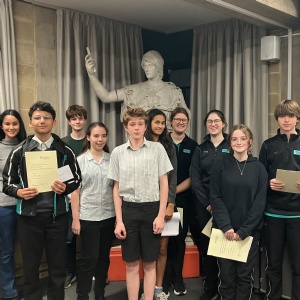 Students at the Classical Reading Competition